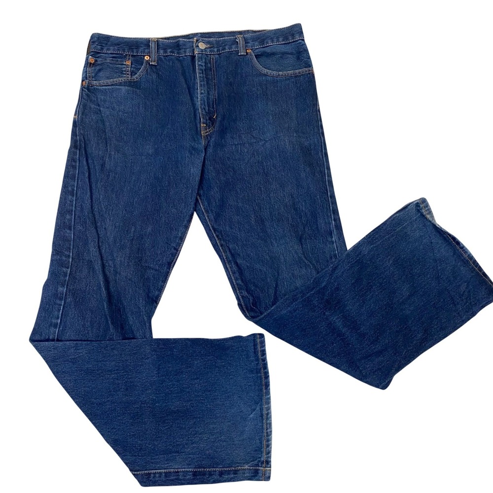 Levi's 517 Boot Cut Jeans Men's 38x34 Blue Water Less Stretch Denim